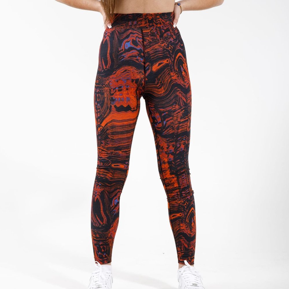 Nike Tight Fit High-Rise All Over Print Leggings - Picture 1 of 10